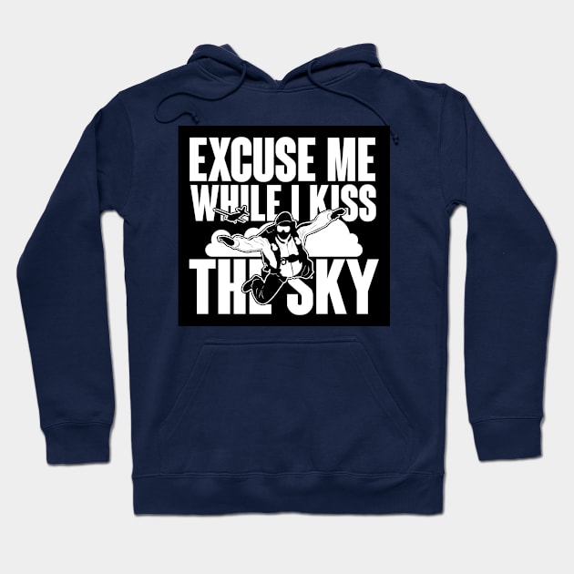 Excuse me while I kiss the sky (black) Hoodie by nektarinchen
